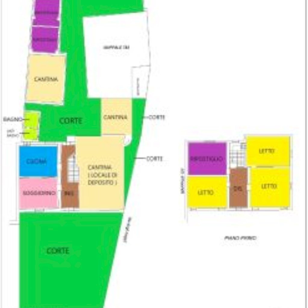 Casa indipendente Via degli Angeli, 4, Ravenna - planimetria 1