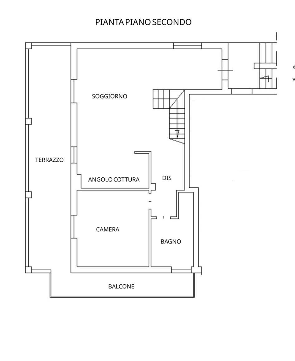 Foto 27 - Quadrilocale Via dello Stadio
 
38, Monterotondo - planimetria 1