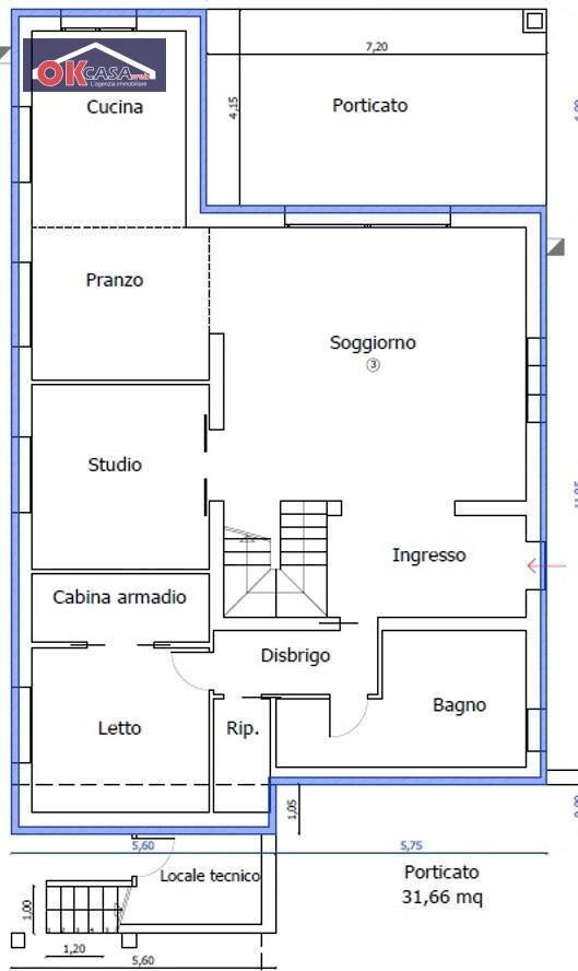 Foto 24 - Villa Via Gelmetto, Verona - planimetria 1