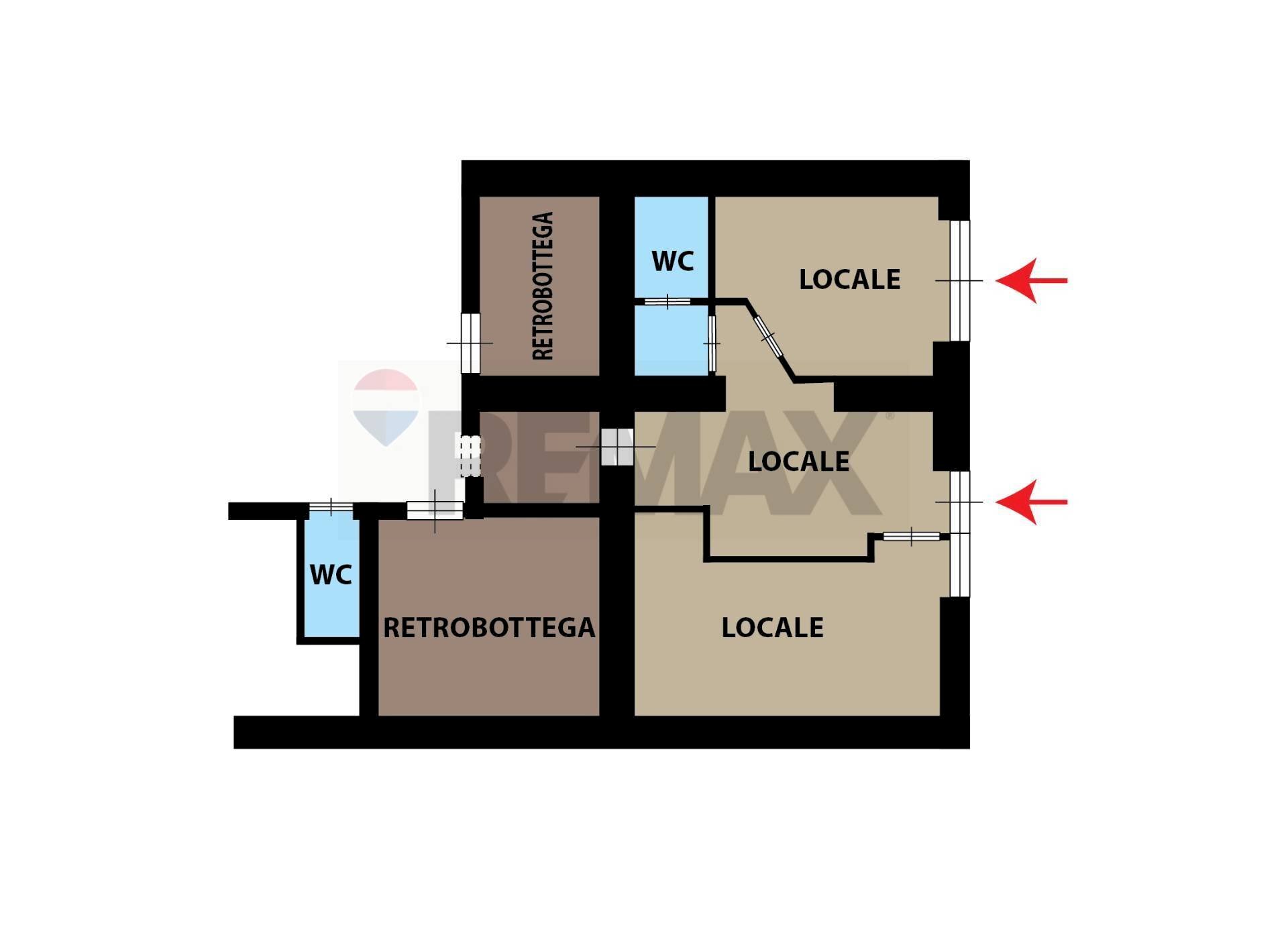 Pianta 2D - Commercial Premises corso Umberto I
 
28, Casoria - floor plans 1
