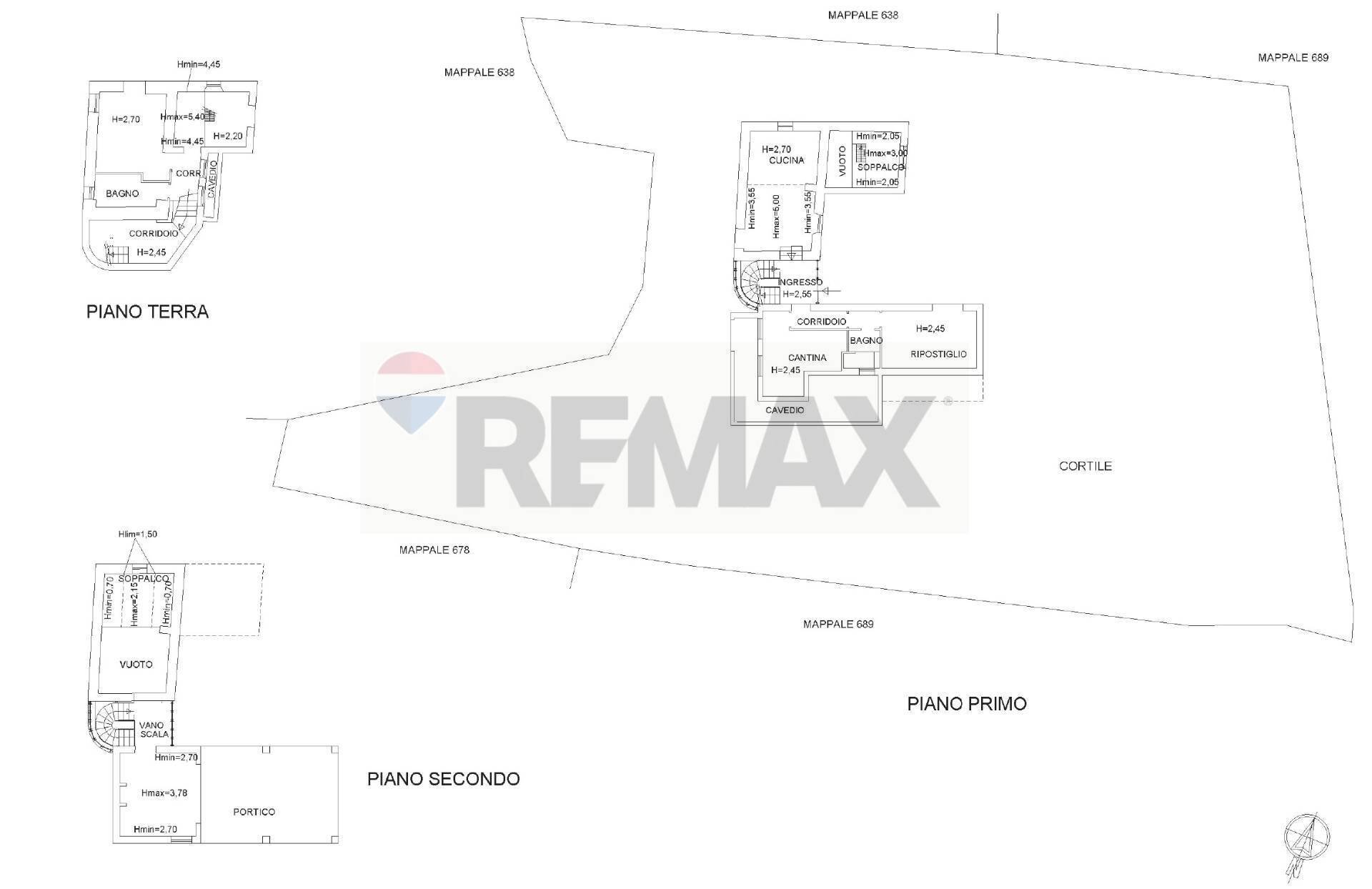 Pianta 2D - Villa Cannobio - floor plans 1