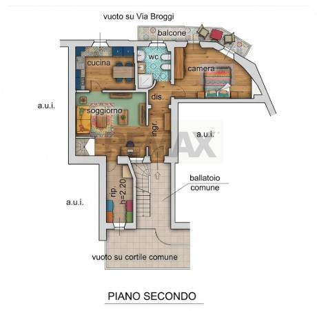 Pianta 2D - Two-room apartment VIA ABATE BROGGI
 
5, Cantello - floor plans 1
