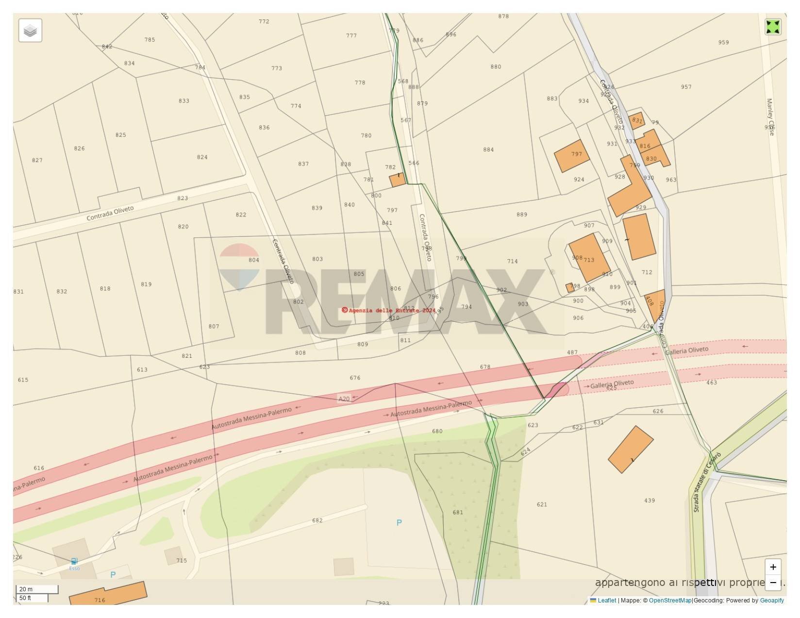 Pianta 2D - Terreno edificabile Località Cucchiara Oliveto
 
snc, Acquedolci - planimetria 1