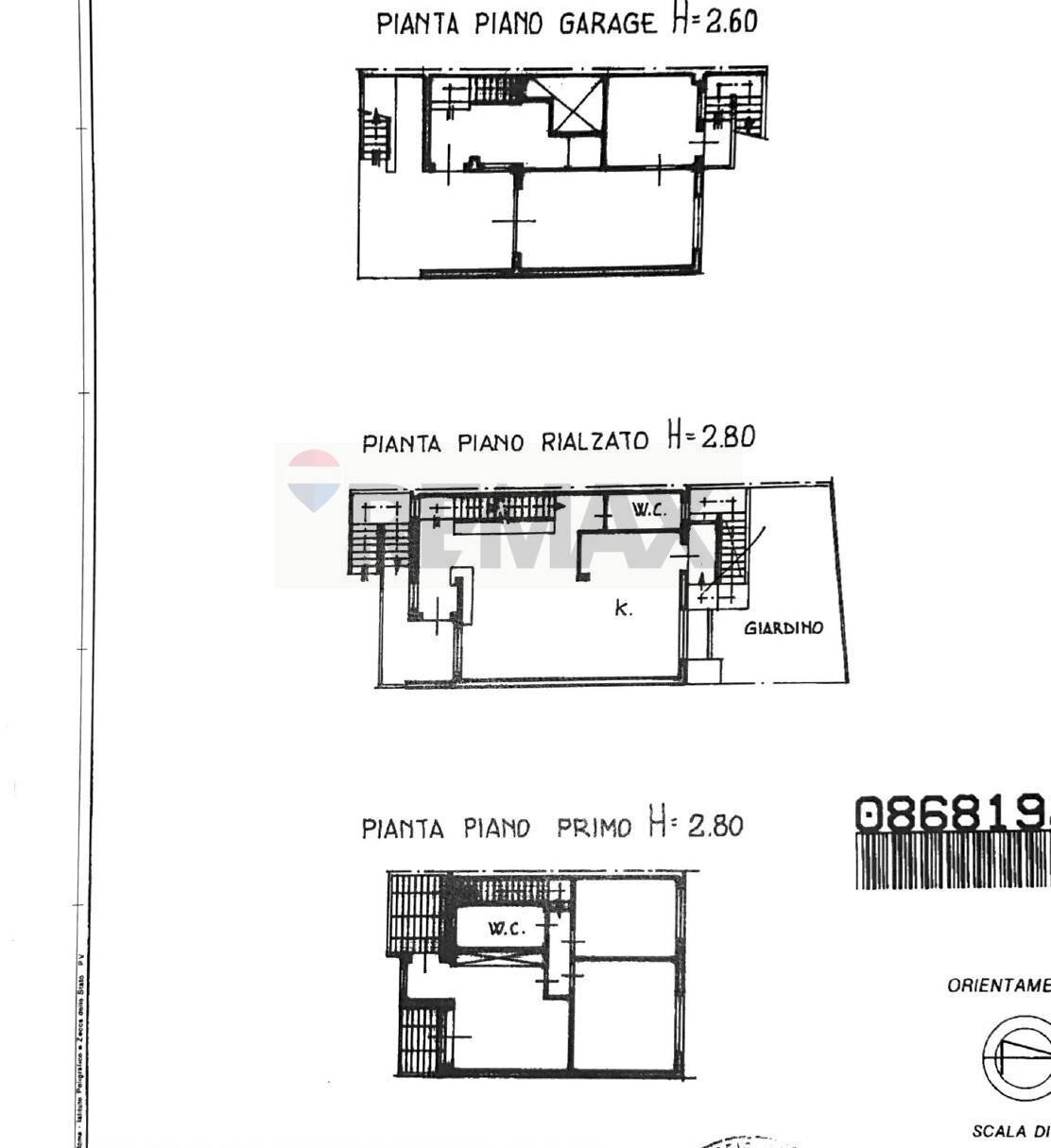 Pianta 2D - Villa a Schiera via sebastiano catania
 
292, Catania - planimetria 1