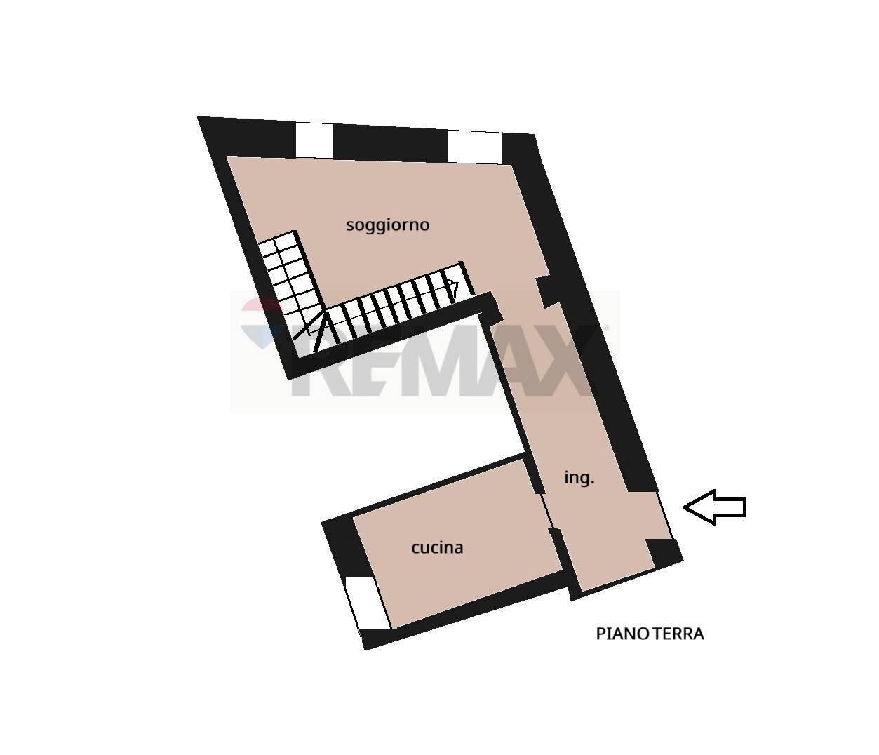 Pianta 2D - Trilocale Via Brioschi Ferrante
 
56, Besana in Brianza - planimetria 1