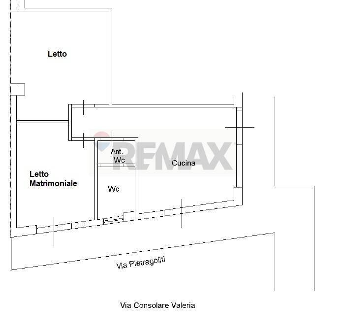 Pianta 2D - Three-room apartment Via Consolare Valeria
 
12, Giardini-Naxos - floor plans 1