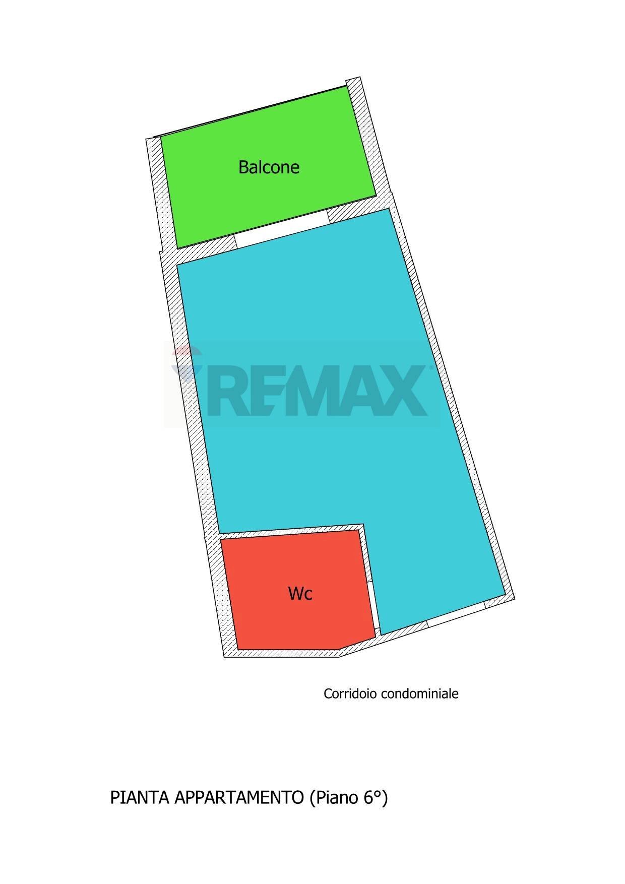 Pianta 2D - Monolocale Via Pietre nere, Giardini-Naxos - planimetria 1