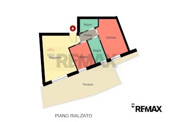Pianta 2D - Two-room apartment Via Roma, Darfo Boario Terme - photo 13