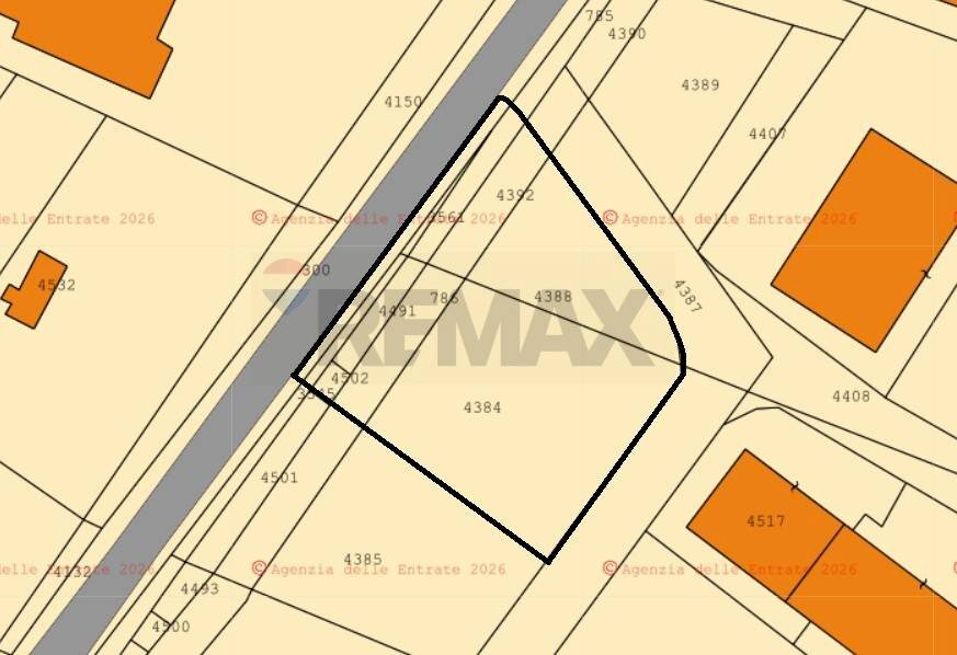 Pianta 2D - Terreno edificabile Ripa Teatina - planimetria 1