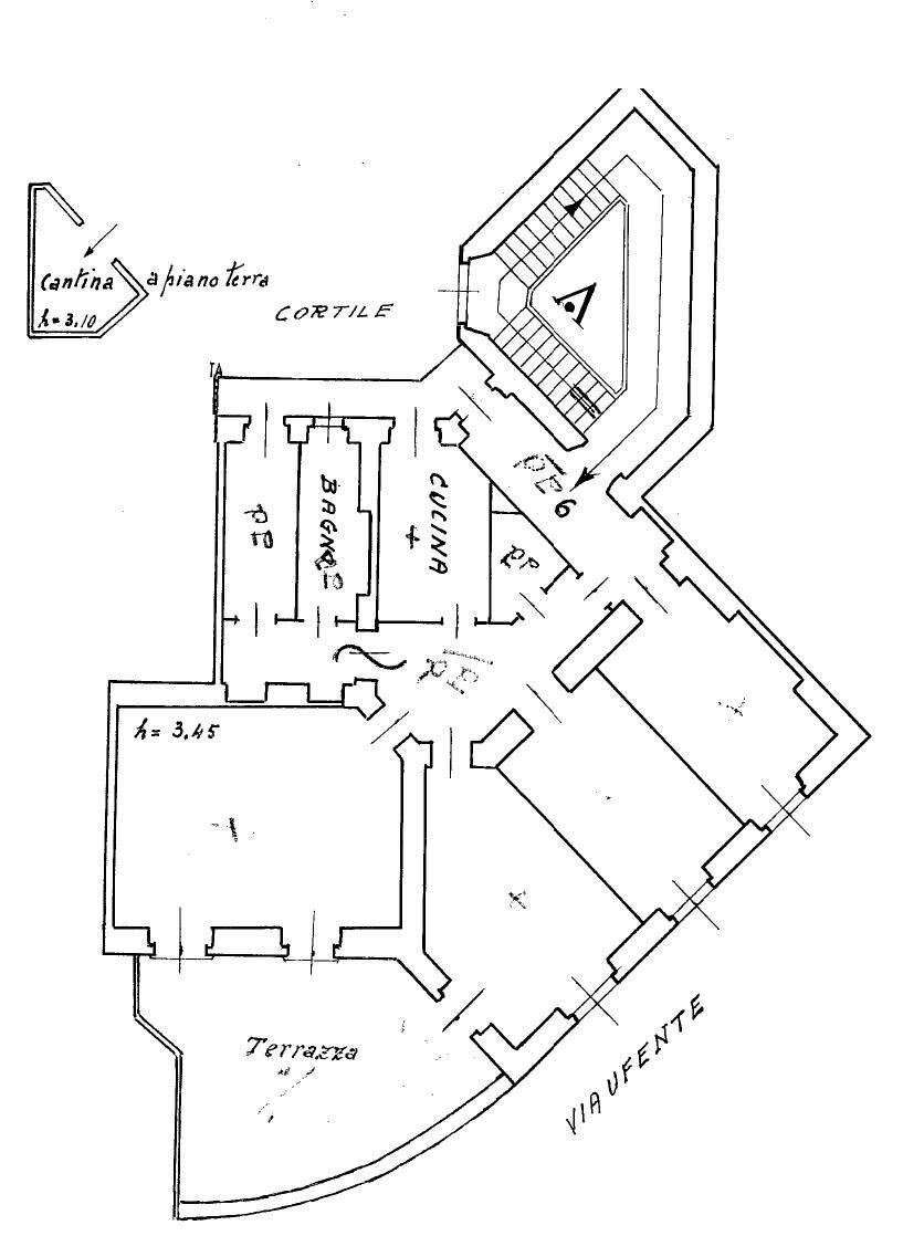 Foto 20 - Quadrilocale Corso Trieste, Roma - planimetria 1