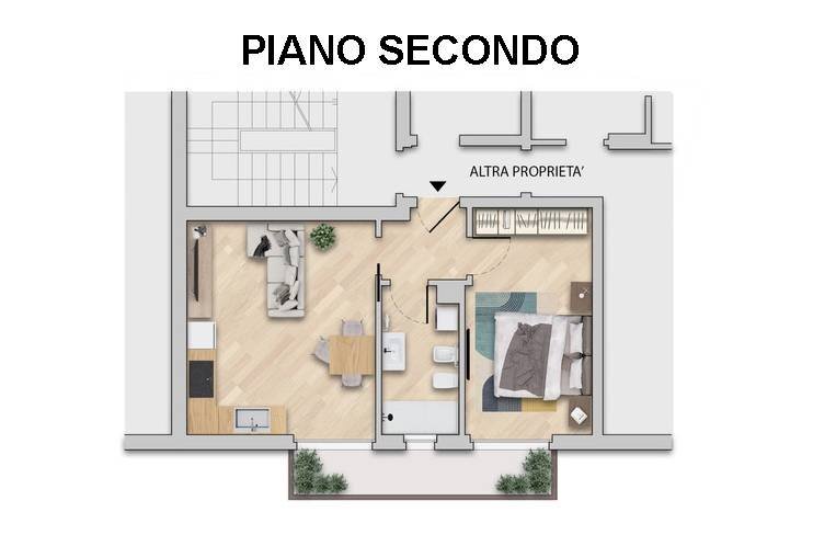 Foto 23 - Two-room apartment Via Tolosetto Farinati Degli Uberti
 
3, Verona - floor plans 1