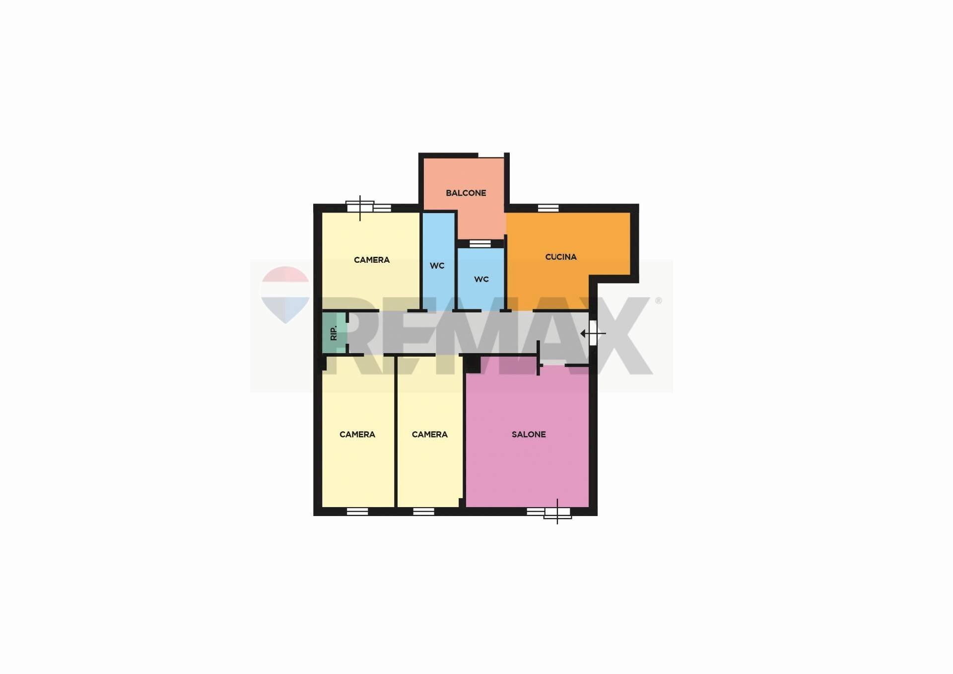 Pianta 2D - Trilocale Via Gennaro Marciano
 
4, Napoli - planimetria 1