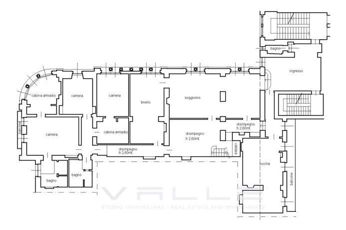 Planimetria - Appartamento via Antonio Locatelli, Bergamo - planimetria 1