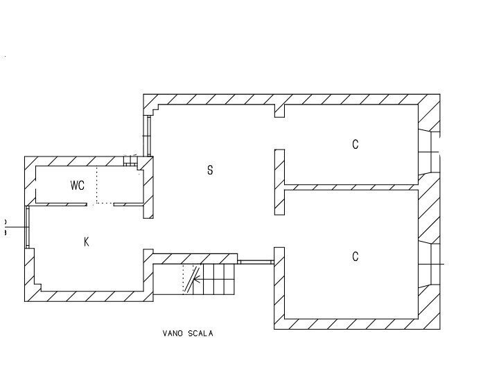 1.jpg - Four-room apartment at auction Via Renato Quartini 22, Genova (neighborhood Rivarolo) - floor plans 1