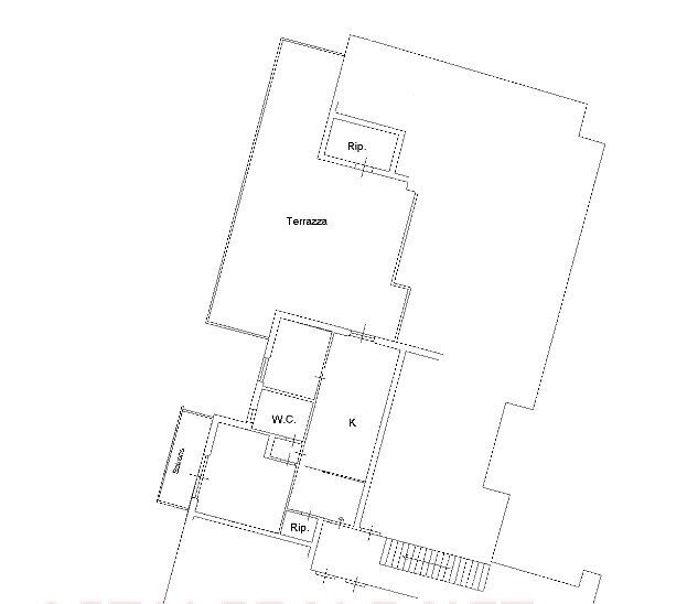 1.jpg - Four-room apartment at auction Via Antonio Gramsci 15, Luni - floor plans 1