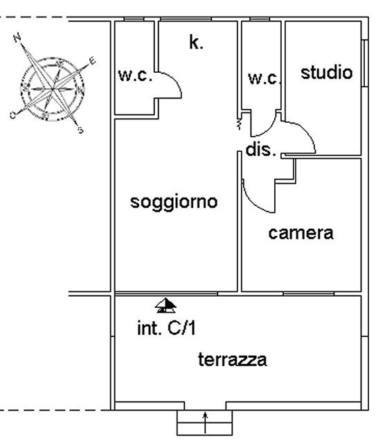 plan.jpg - Appartamento Via Olanda 159, Sestri Levante - planimetria 1