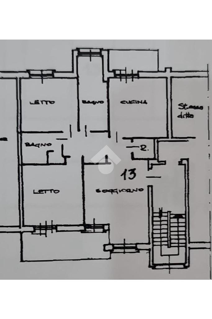Quadrilocale Via Suor Vincenza Benef., Caselle Torinese - planimetria 1