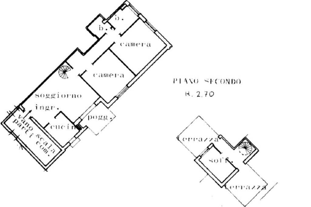 Trilocale Via puccini, Zibido San Giacomo - planimetria 1