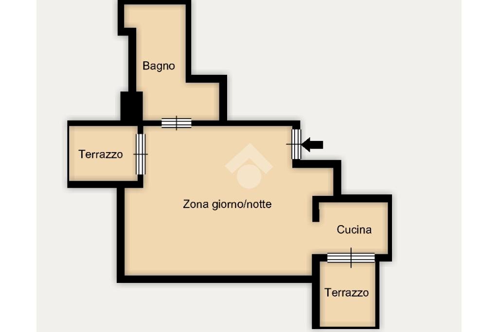 Apartment Via s. benigno, Milano (neighborhood Città Studi) - floor plans 1