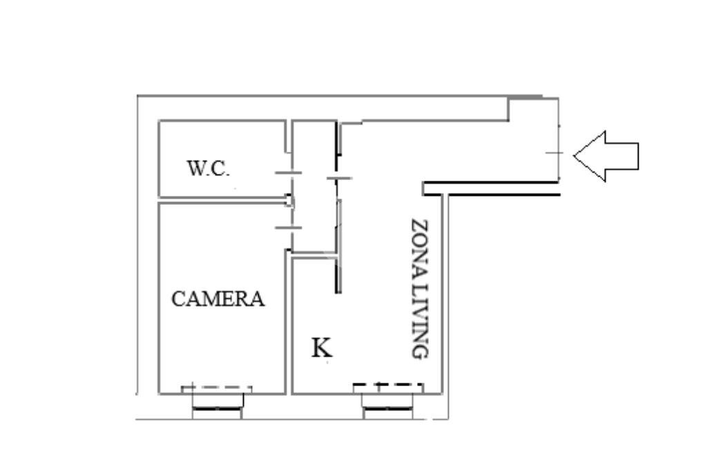 Bilocale Via Rembrandt, Milano - planimetria 1