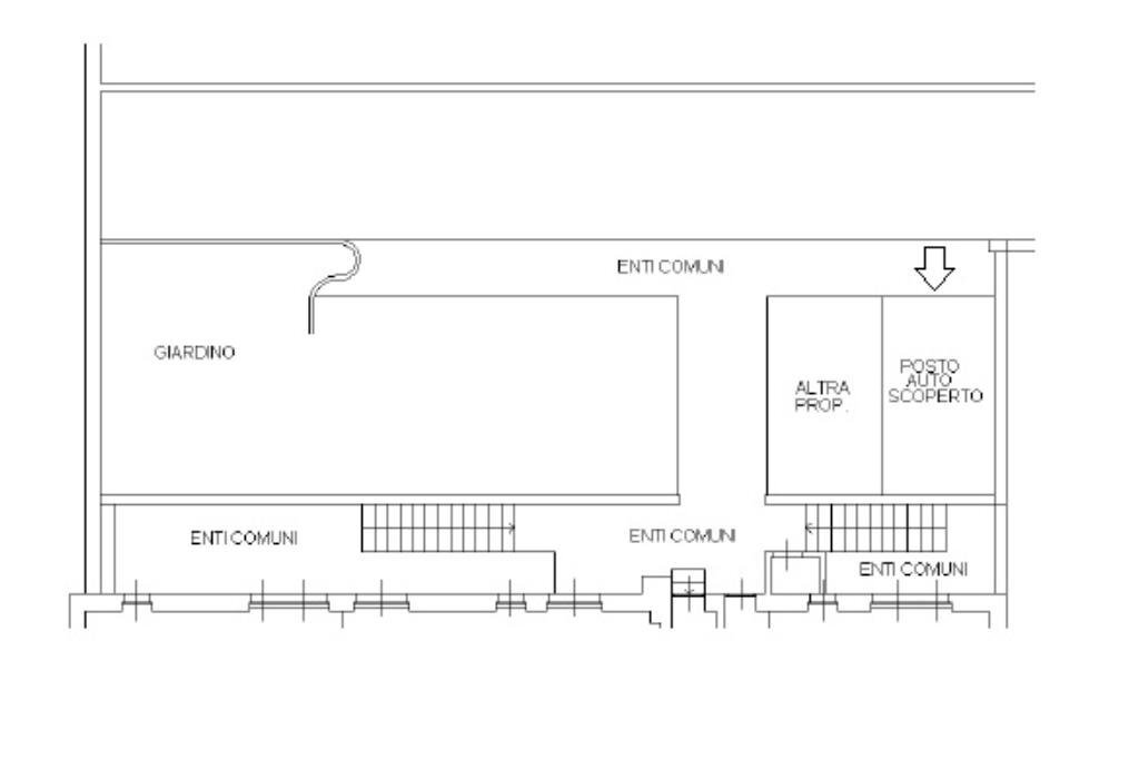 Posto Auto Via Privata Val Leventina, Milano (zona San Siro) - planimetria 1