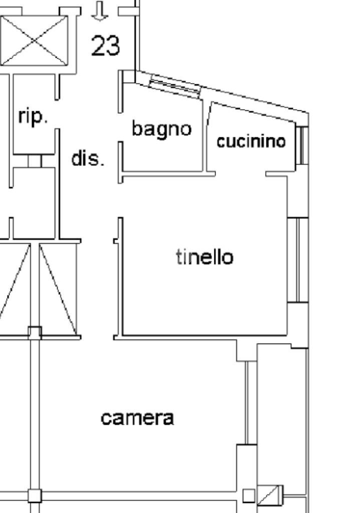 Bilocale Via Giuseppe Macherione, Torino - planimetria 1