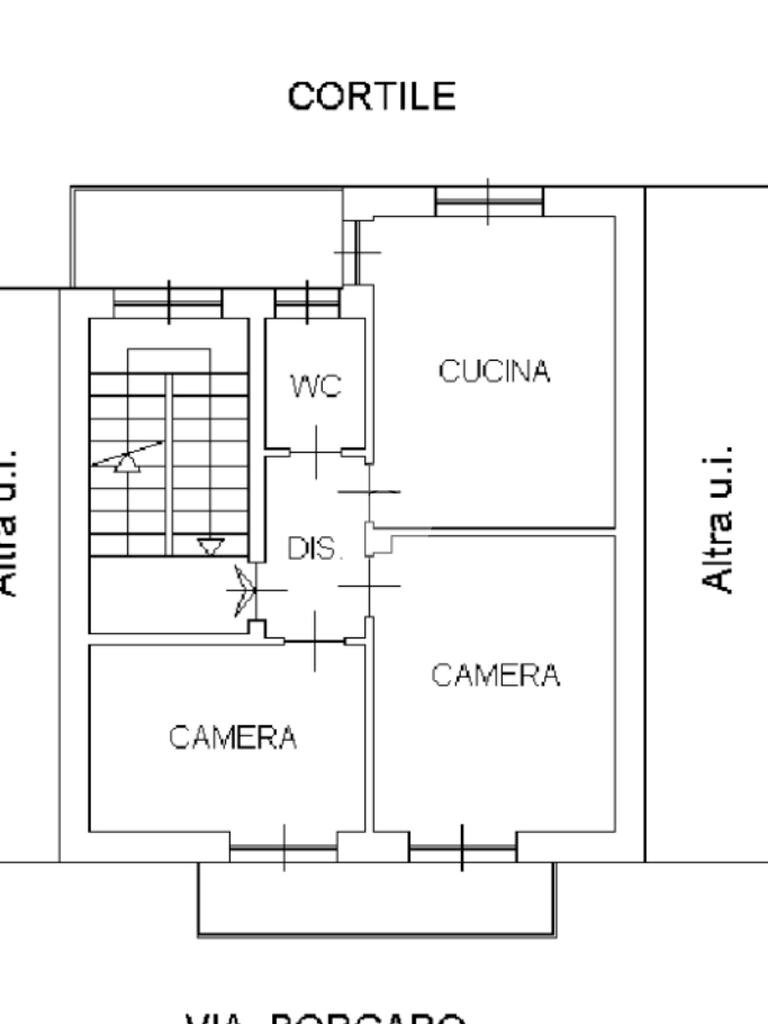 Trilocale Via borgaro, Torino (zona Madonna Campagna) - planimetria 1