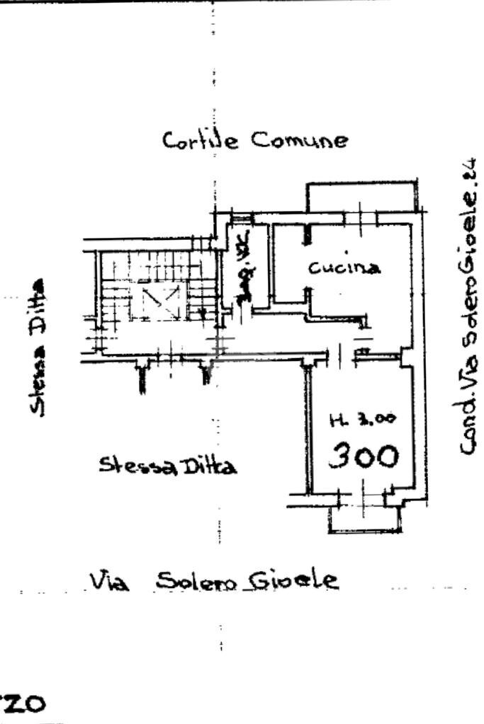 Bilocale Via solari, Torino (zona Madonna Campagna) - planimetria 1