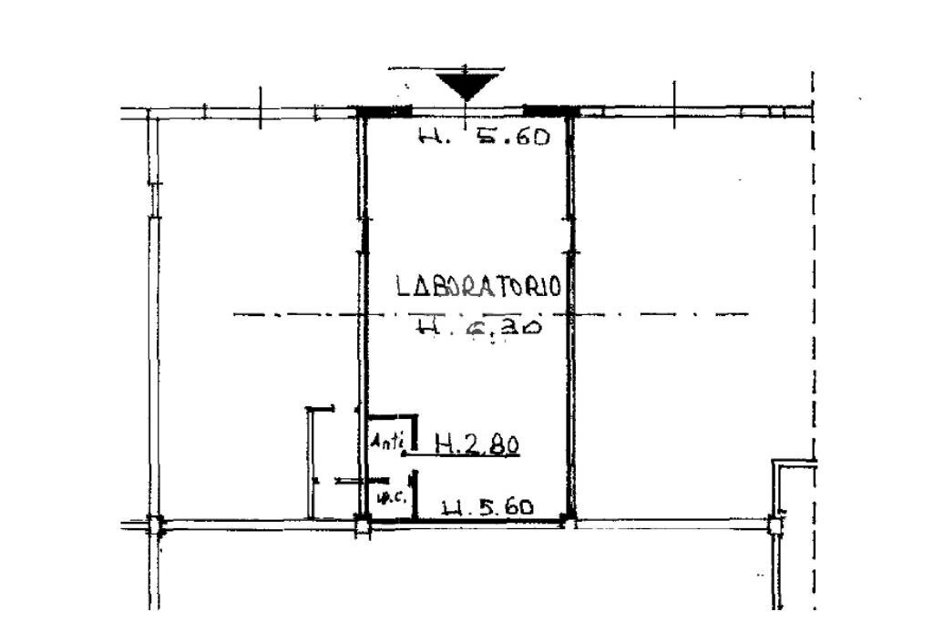 Laboratorio via dei lapidari, Bologna (zona Arcoveggio) - planimetria 1
