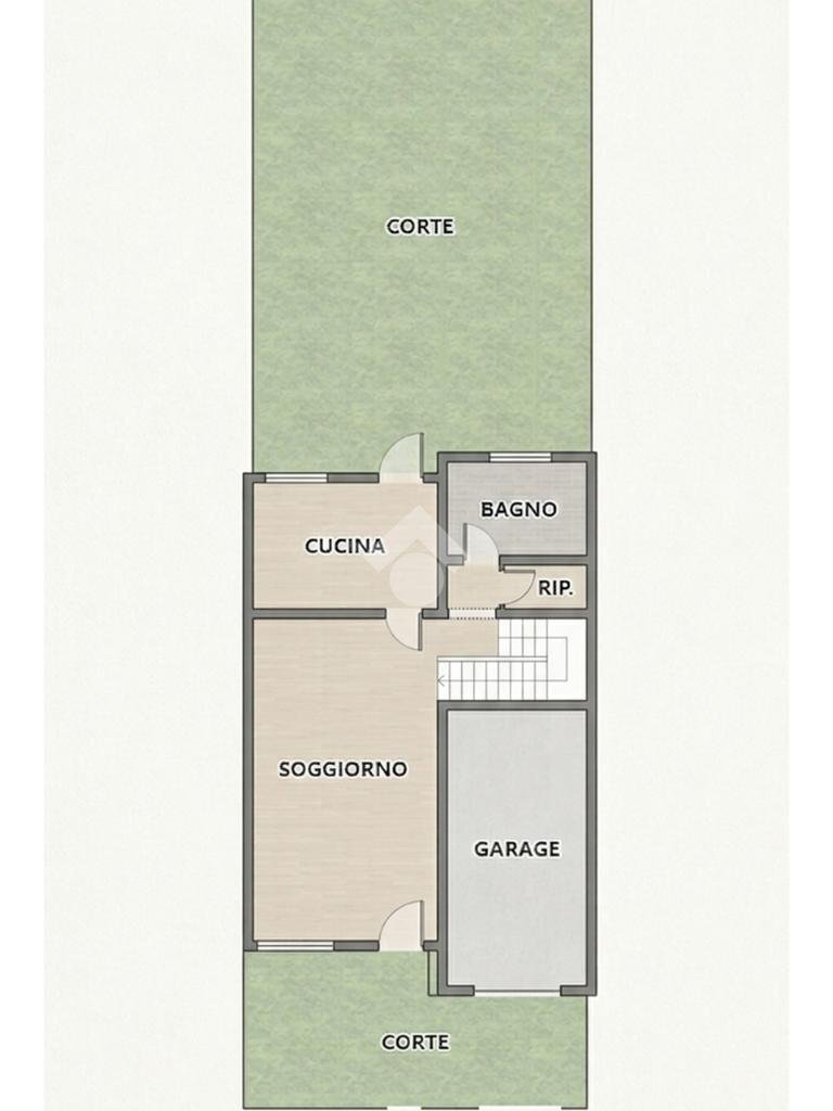 Terraced Villa Via Tancredi Galimberti, Ravenna (neighborhood Villanova) - floor plans 1