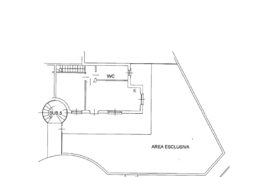 Bilocale Via G. Brodolini, Pozzo d'Adda - planimetria 1