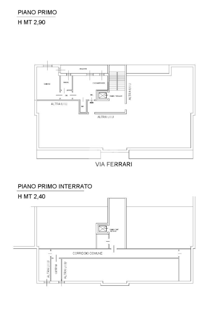 Bilocale Via Ferrari, Cusano Milanino - planimetria 1