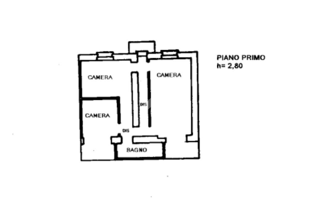 Three-room apartment Via roma, Piea - floor plans 1