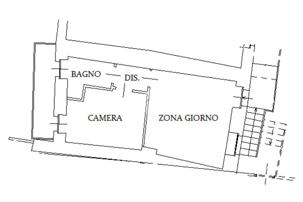 Semi-detached house Via Tetto Violino, Venasca - floor plans 1