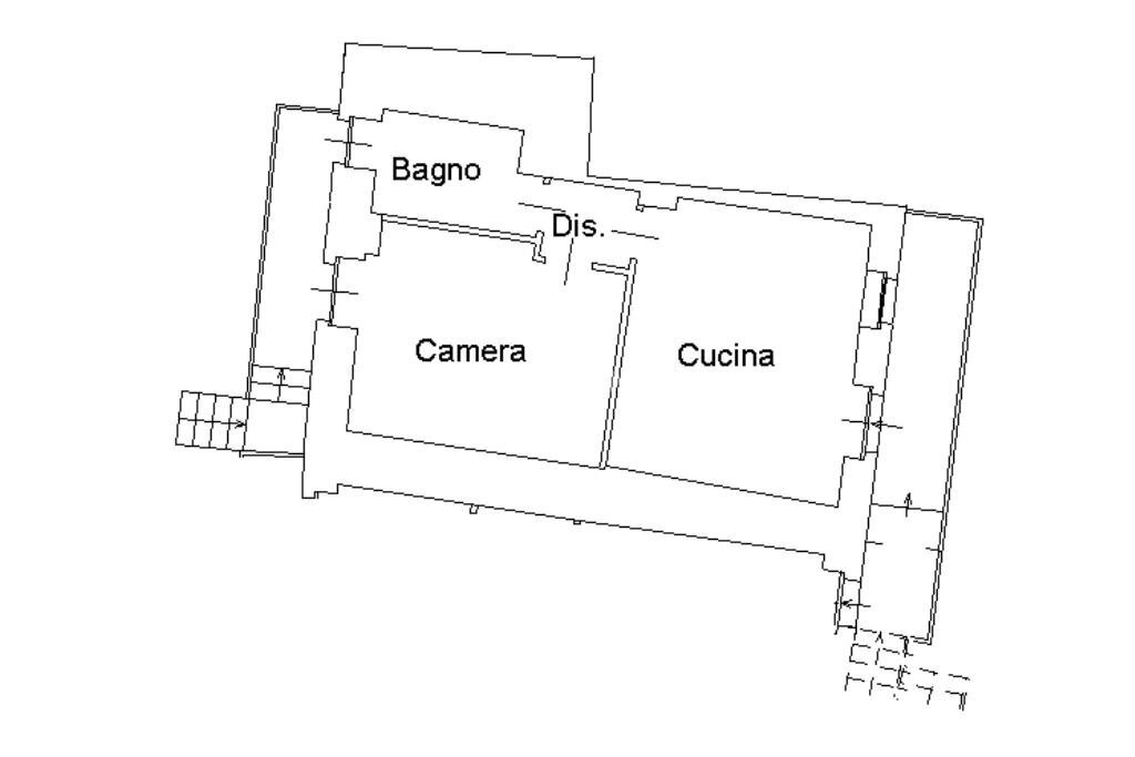 Casa semi indipendente Via tetto violino, Venasca - planimetria 1