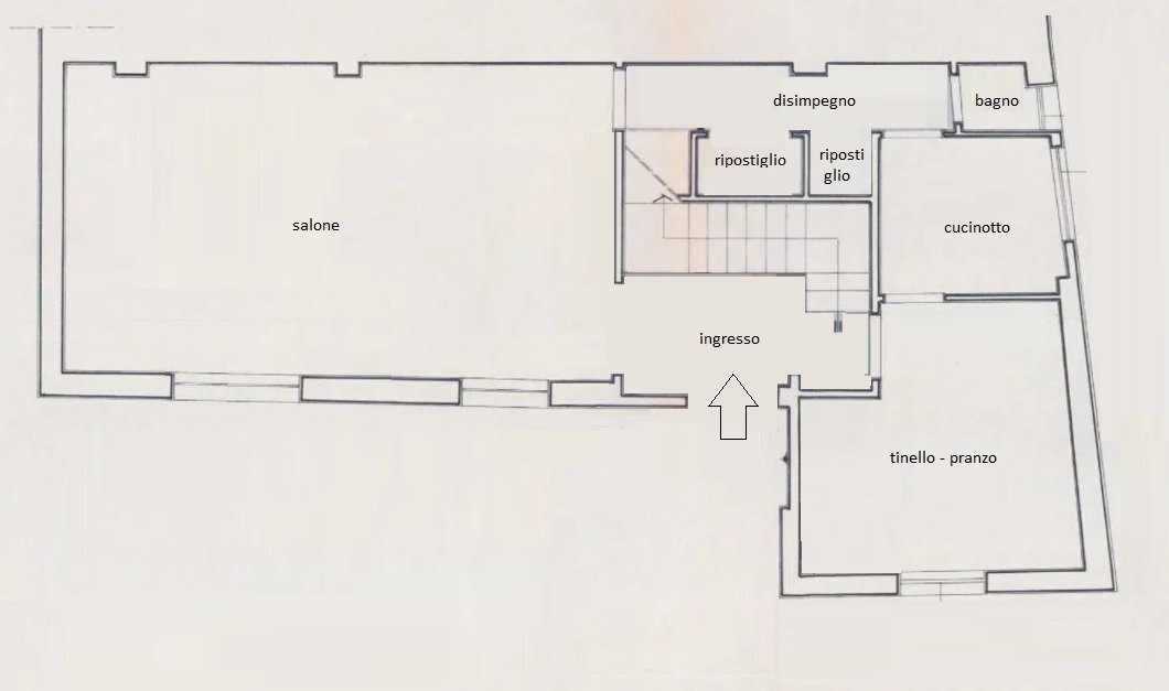 Villetta via Francesco Petrarca, Bologna (zona San Mamolo) - planimetria 1