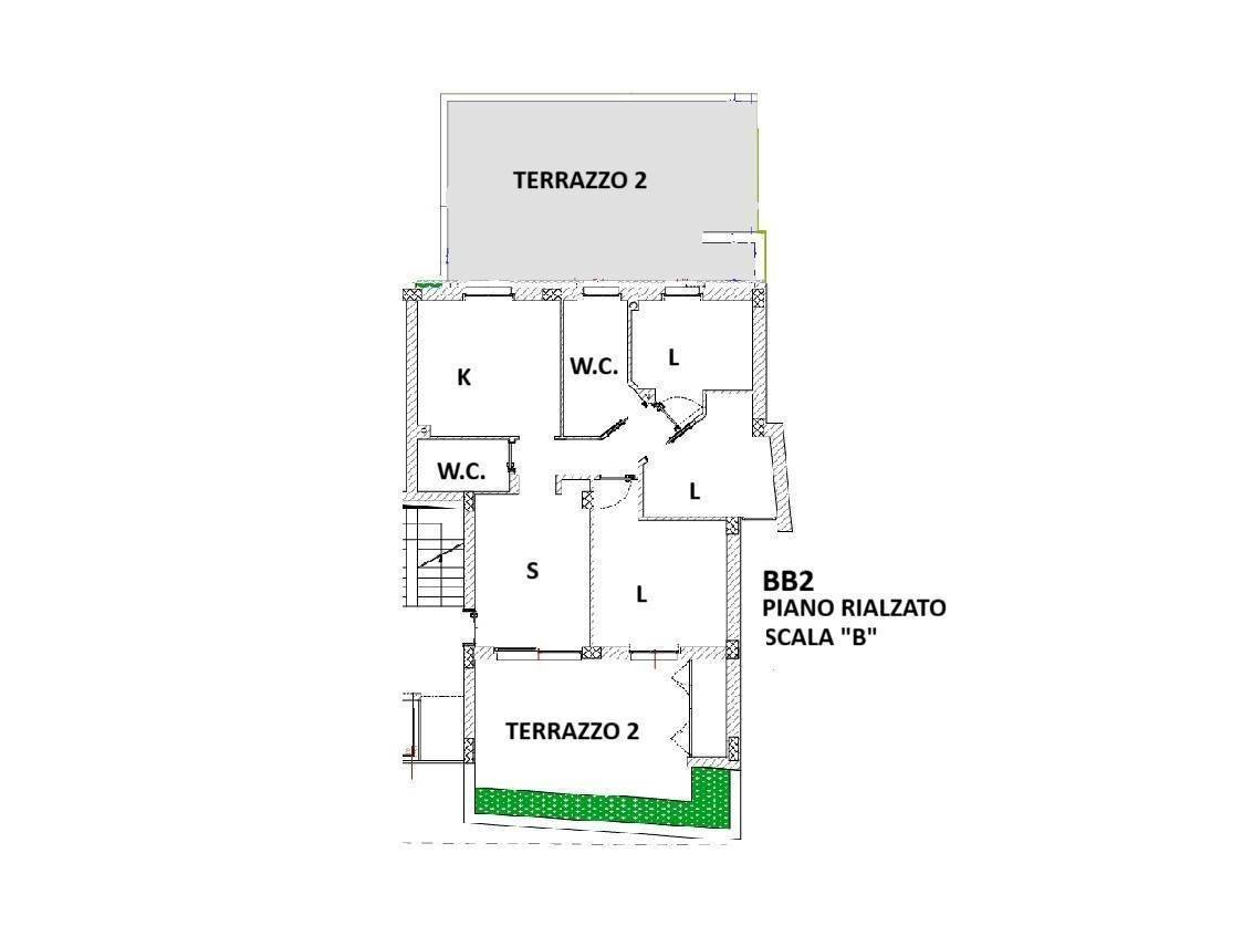 Quadrilocale Via Mottola, Martina Franca - planimetria 1