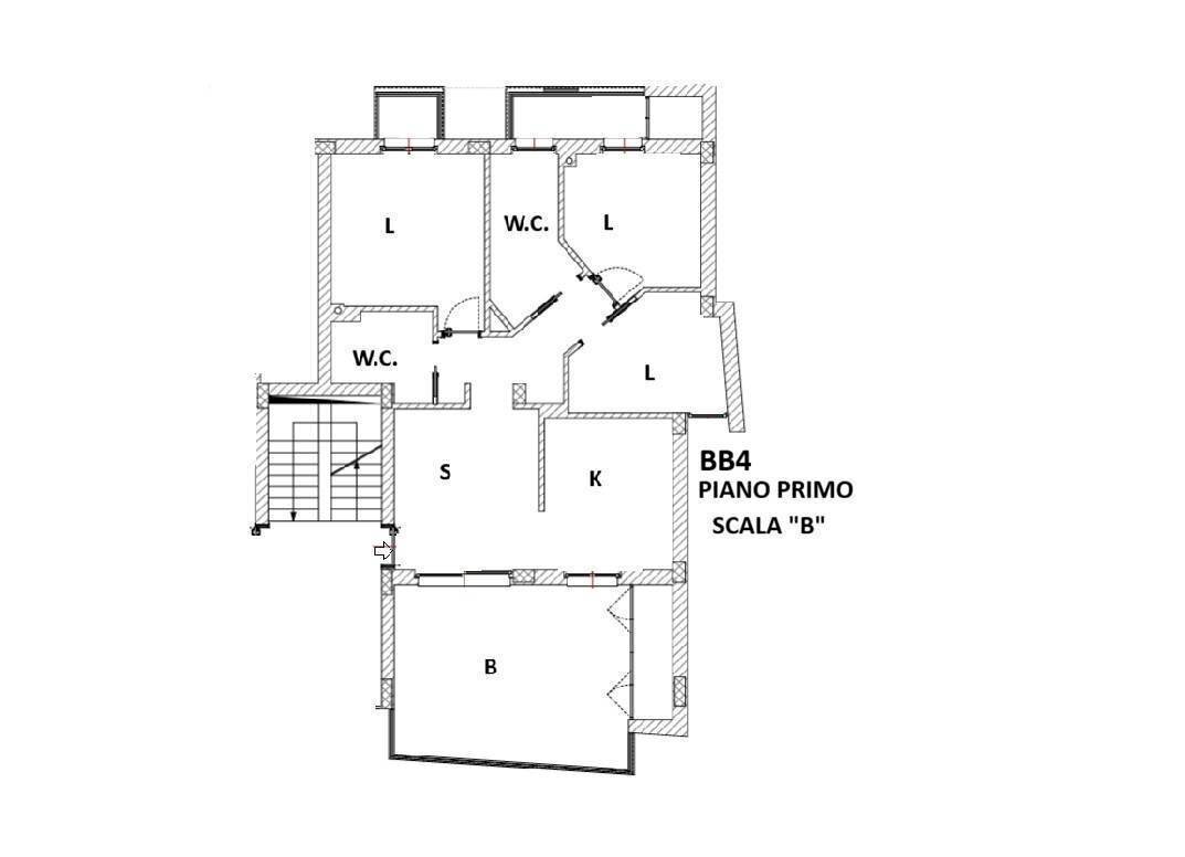 Quadrilocale Via Mottola, Martina Franca - planimetria 1