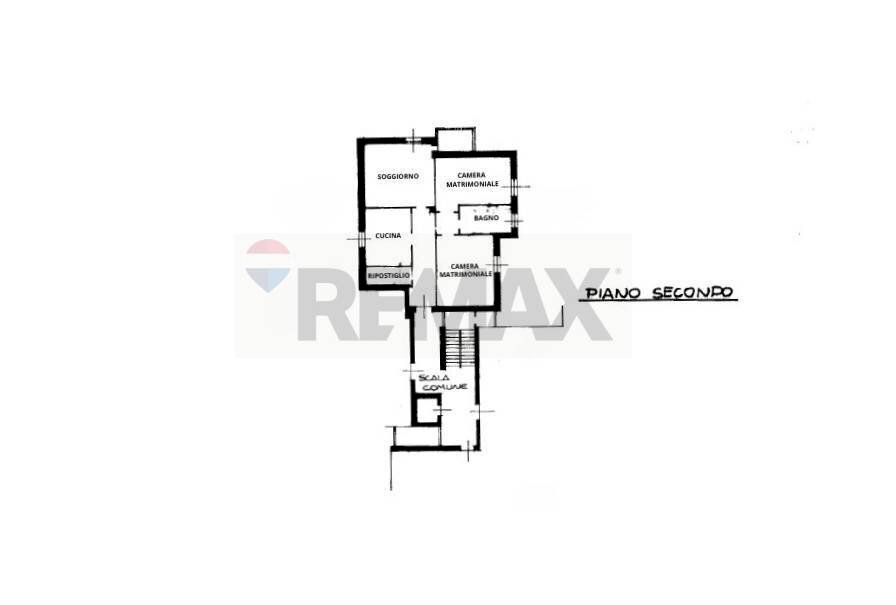 Pianta 2D - Three-room apartment Cavenago di Brianza - floor plans 1