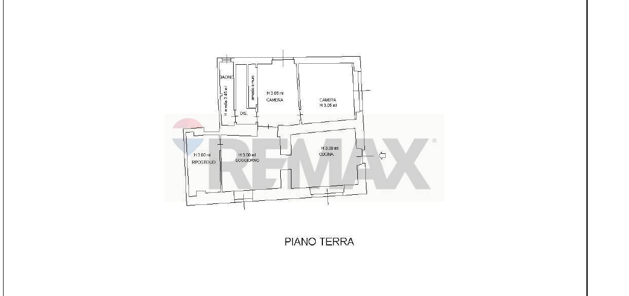 Pianta 2D - Casa indipendente Cannobio - planimetria 1