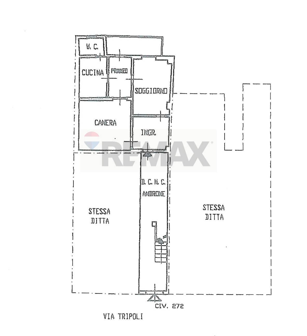 Pianta 2D - Quadrilocale VIA TRIPOLI
 
272, Aci Castello - planimetria 1