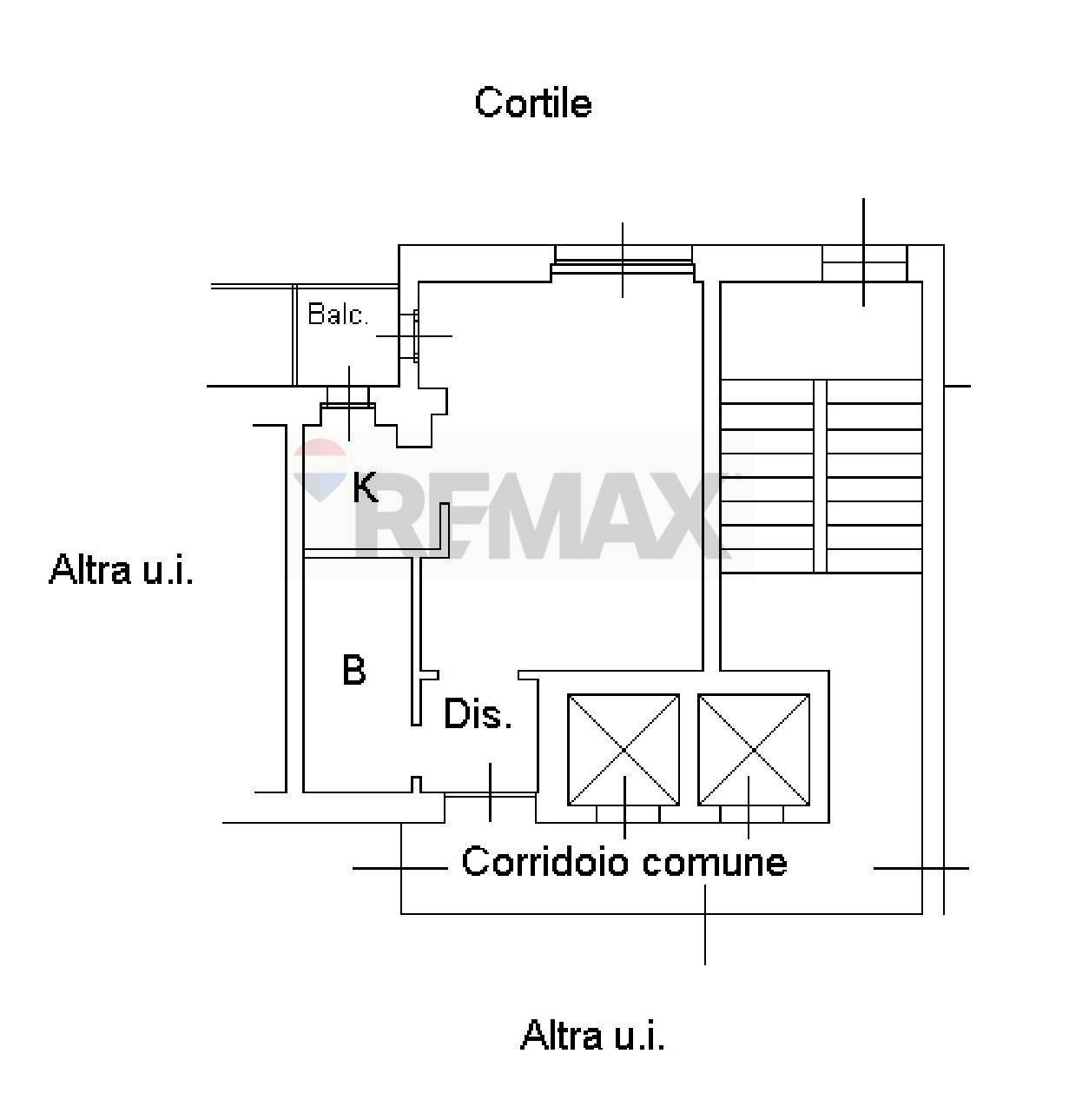 Pianta 2D - One-room apartment Piazza Napoli
 
33, Milano - floor plans 1
