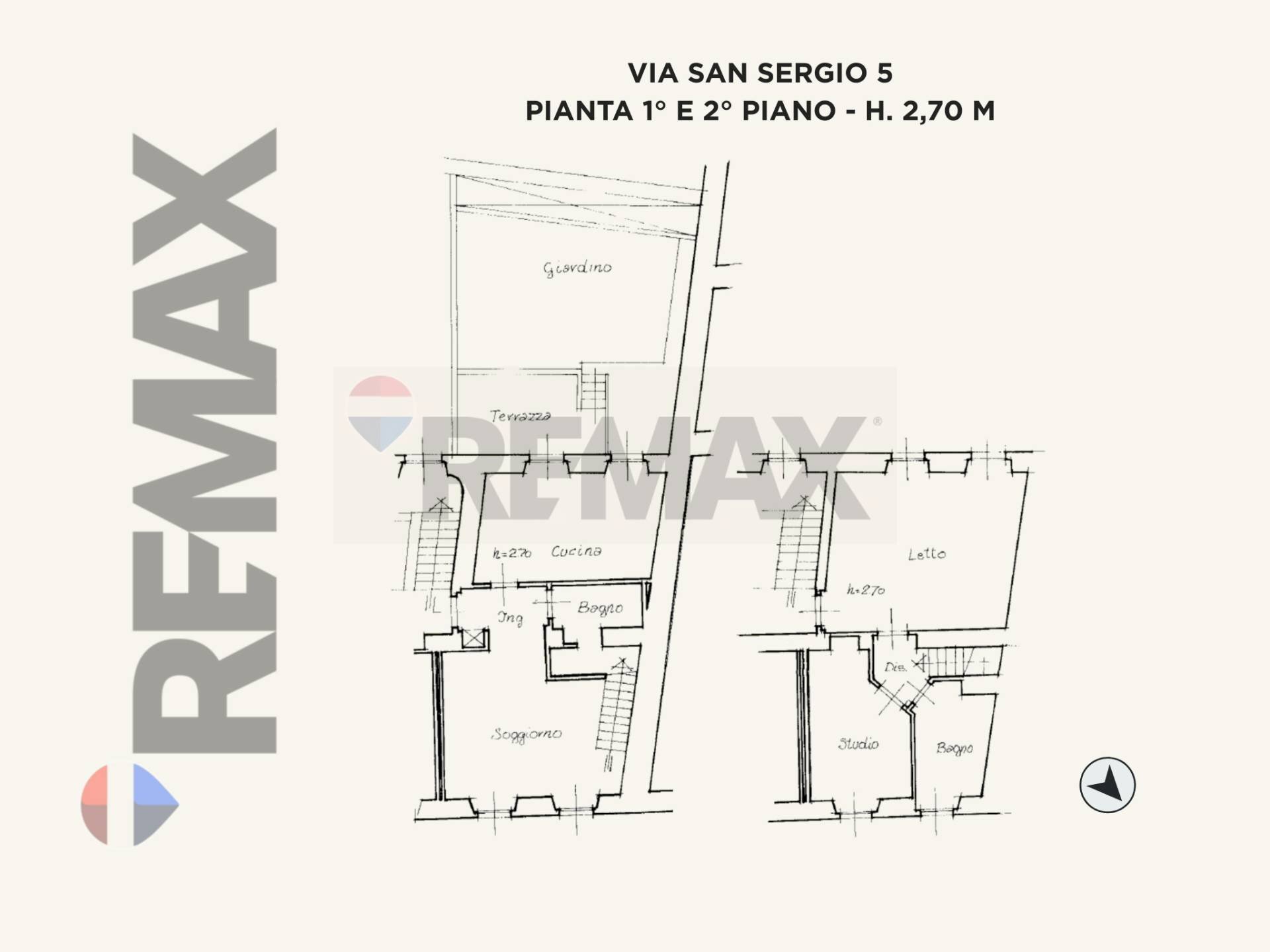 Pianta 2D - Trilocale Via San Sergio
 
5, Trieste - planimetria 1