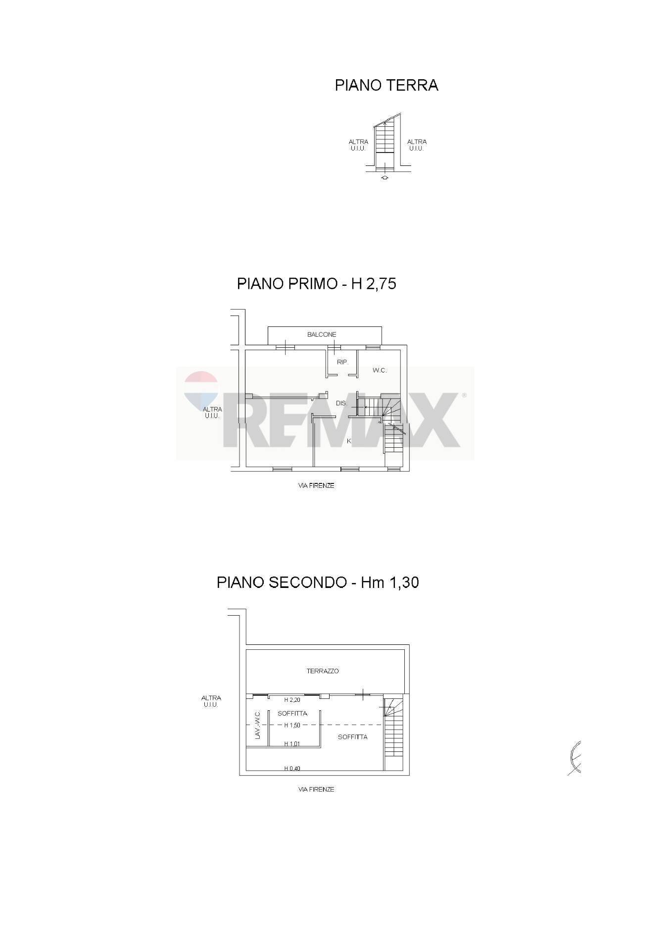 Pianta 2D - Two-room apartment Via Firenze
 
45, Canino - floor plans 1