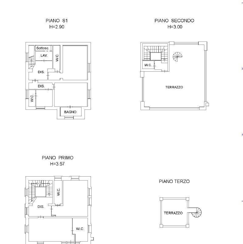 Foto 31 - Villa Via Antonio Gramsci, Anzio - planimetria 1