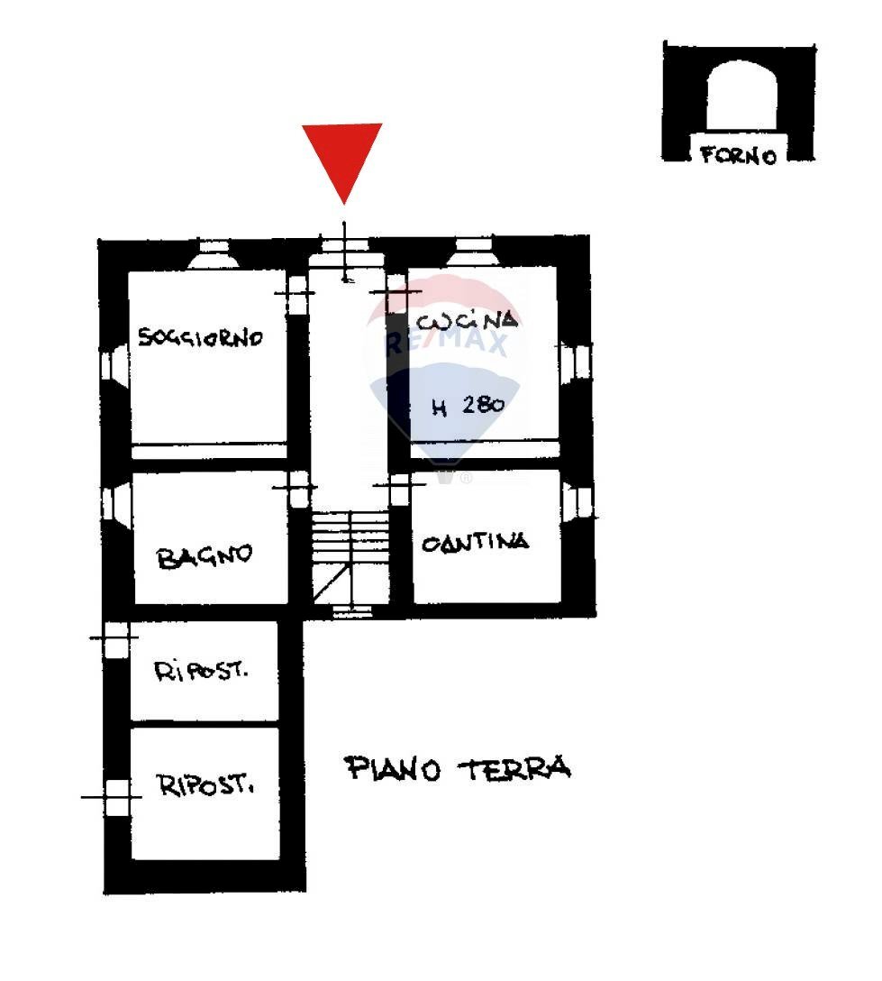 Piano Terra - Independent house Via Agrimonte
 
3, Corniglio - floor plans 1