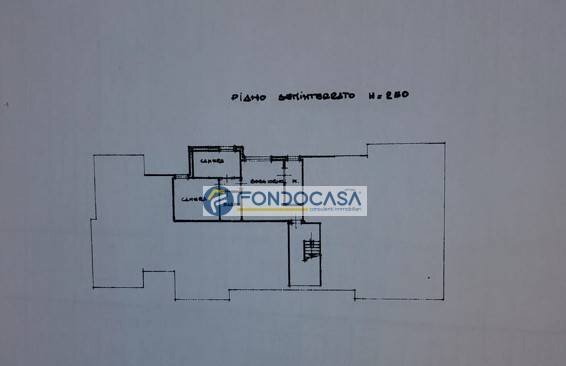 scheda catastale - Trilocale via dei giunchi, Massa - planimetria 1