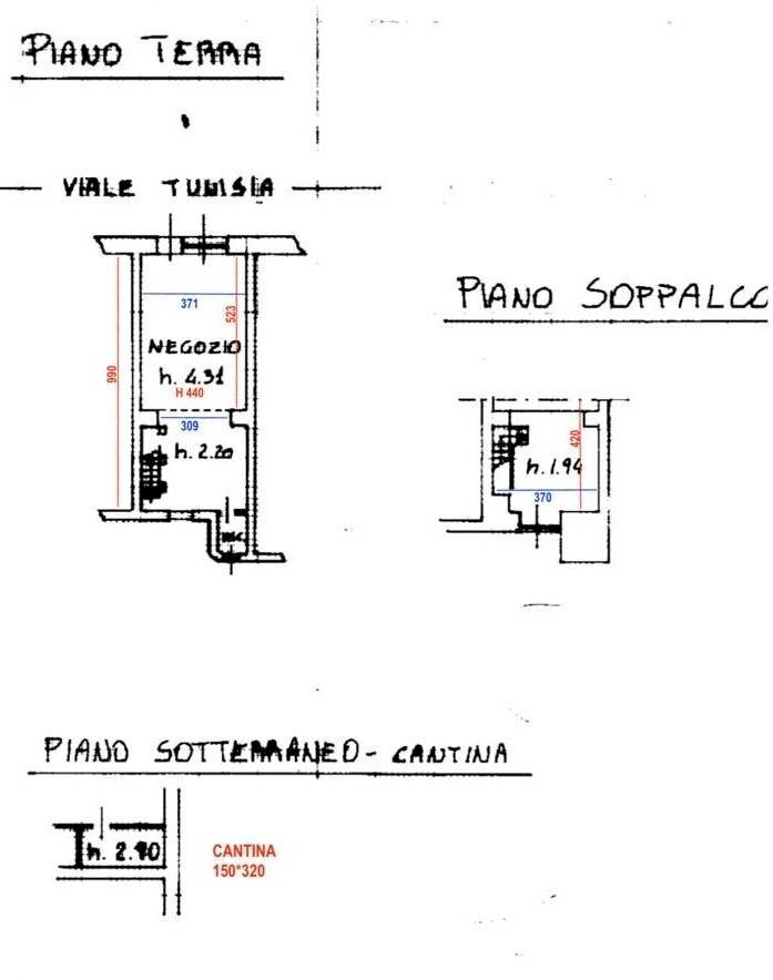 Foto 14 - Shop Corso Buenos Aires, Milano - floor plans 1