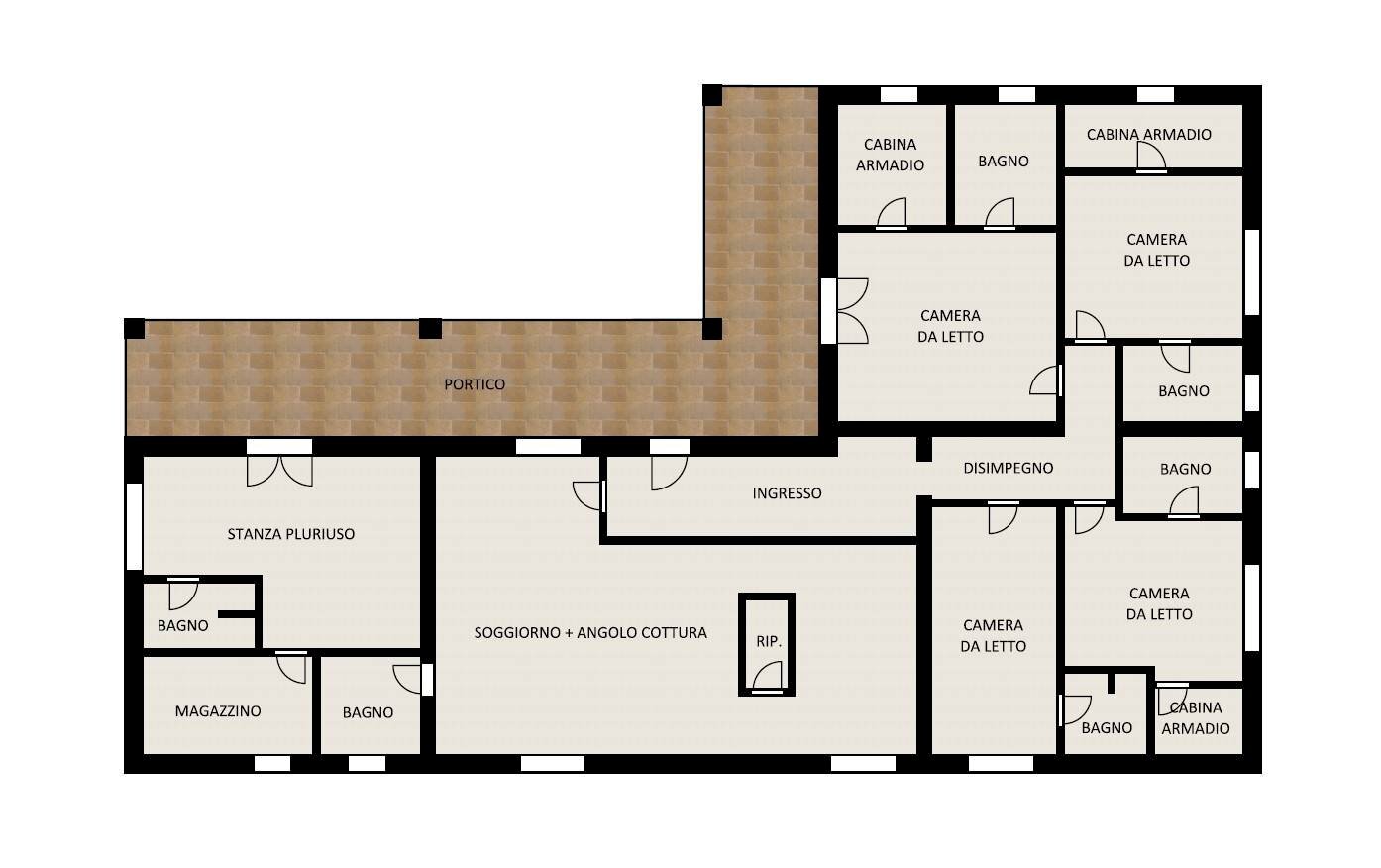 Foto 20 - Villa Località Volpe
 
7, Roseto degli Abruzzi - floor plans 1