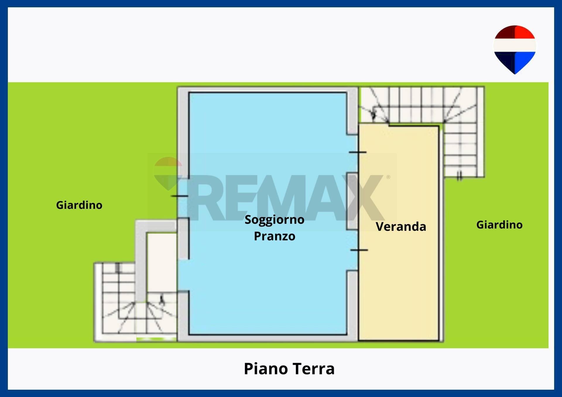 Pianta 2D - Terraced Villa Narbolia - floor plans 1